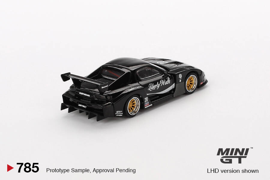 Mini GT 1/64 MAZDA RX-7 LB-Super Silhouette Liberty Walk Black MGT00785