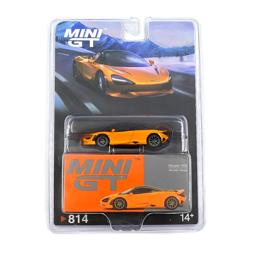 Mini GT 1/64 McLaren 750S McLaren Orange - Blister Paket MGT00814-BL - Thumbnail