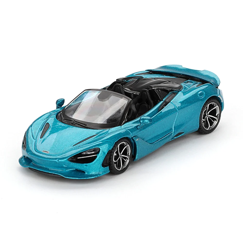 Mini GT 1/64 McLaren 750S Spider Belize Blue - Blister Paket MGT00812-BL - Thumbnail