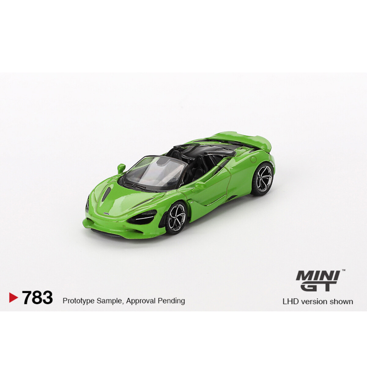 Mini GT 1/64 McLaren 750S Spider Mantis Green MGT00783 - Thumbnail