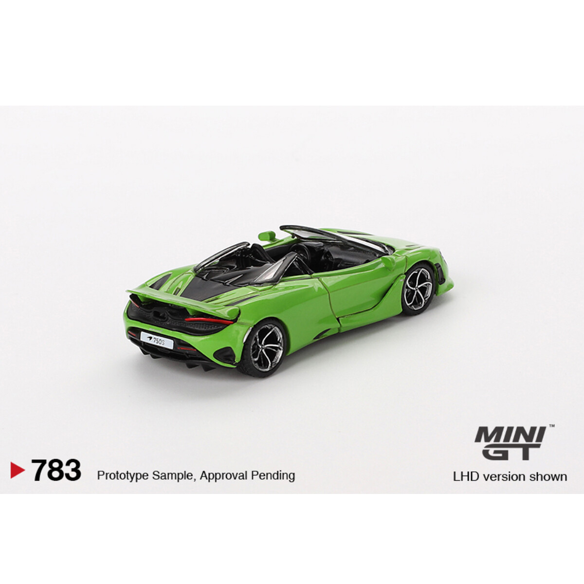 Mini GT 1/64 McLaren 750S Spider Mantis Green MGT00783 - Thumbnail