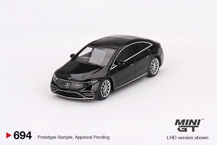 Mini GT 1/64 Mercedes-Benz EQS 580 4MATIC Black MGT00694