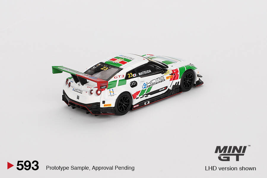 Mini GT 1/64 Nissan GT-R NISMO GT3 #23 KCMG 2018 FIA GT World Cup Macau MGT00593