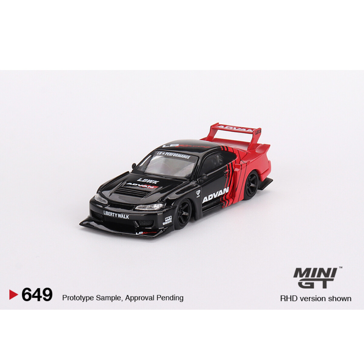 Mini GT 1/64 Nissan LB-Super Silhouette S15 SILVIA ADVAN MGT00649 - Thumbnail