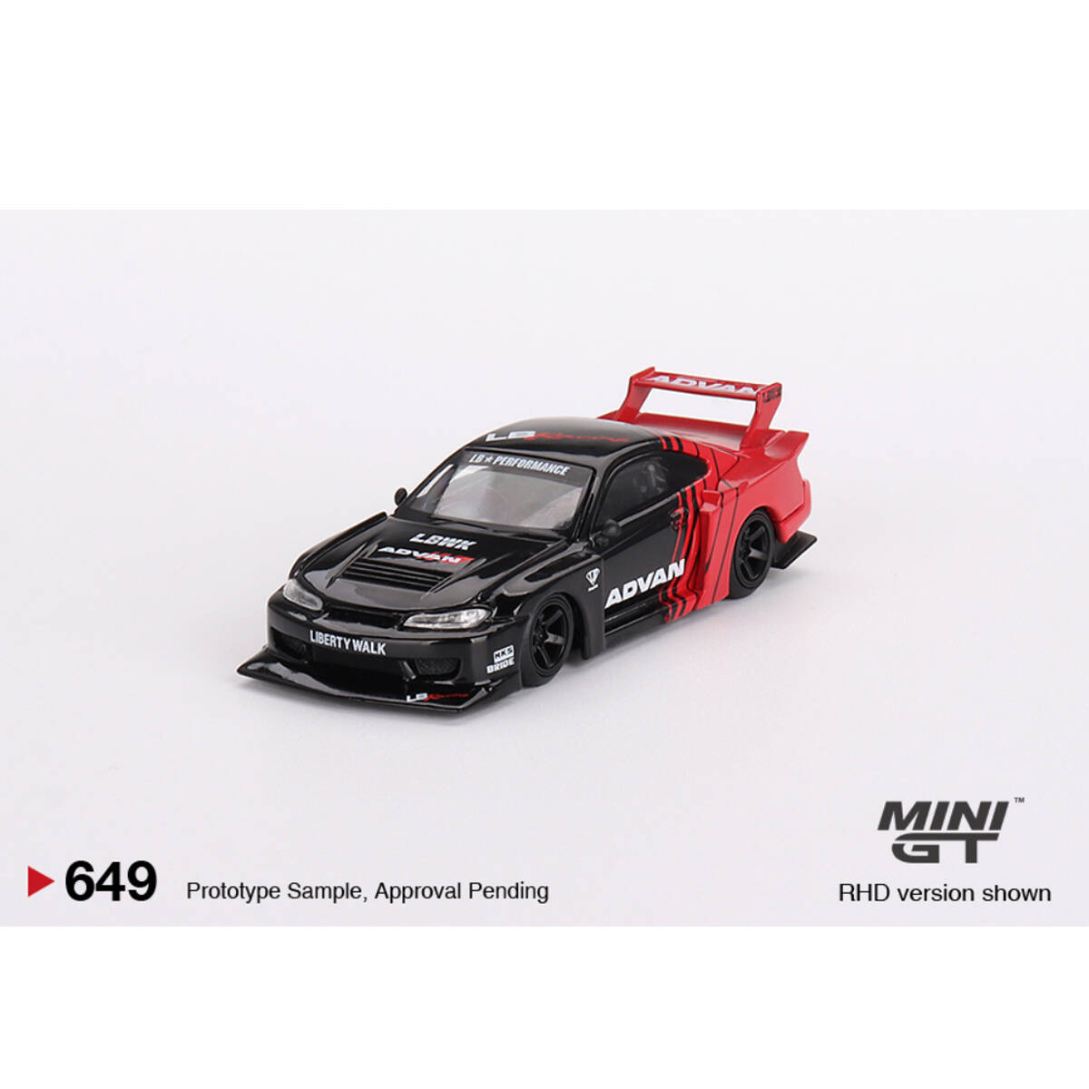 Mini GT 1/64 Nissan LB-Super Silhouette S15 SILVIA ADVAN MGT00649