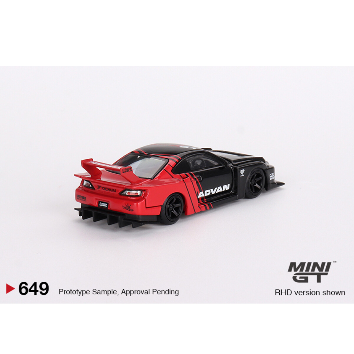 Mini GT 1/64 Nissan LB-Super Silhouette S15 SILVIA ADVAN MGT00649 - Thumbnail