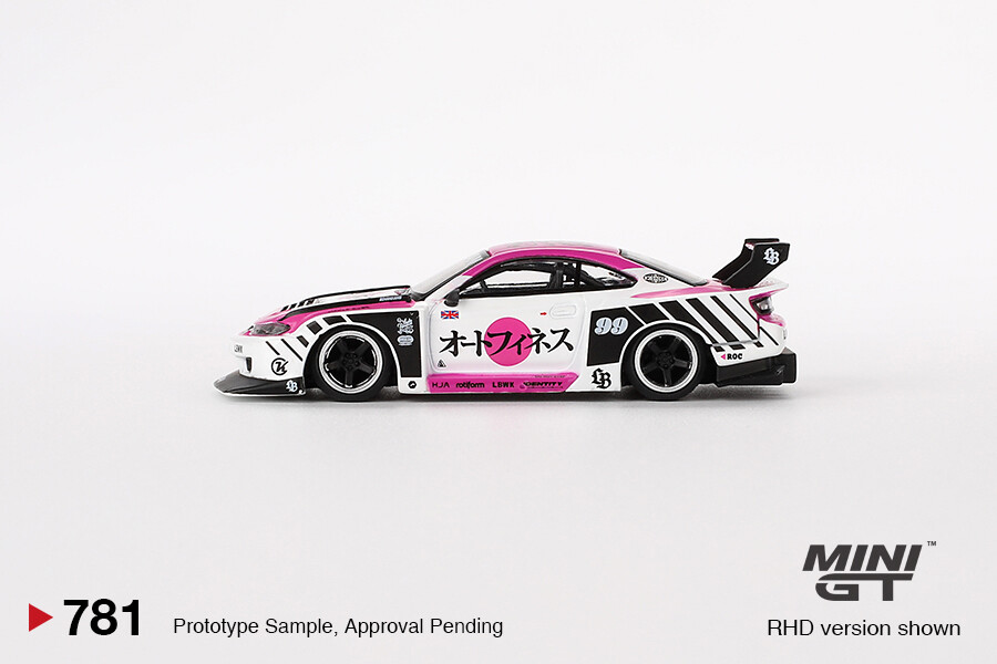 (ÖN SATIŞ) Mini GT 1/64 Nissan LB-Super Silhouette S15 SILVIA Auto Finesse SEMA 2023 - Blister Paket MGT00781-BL - Thumbnail