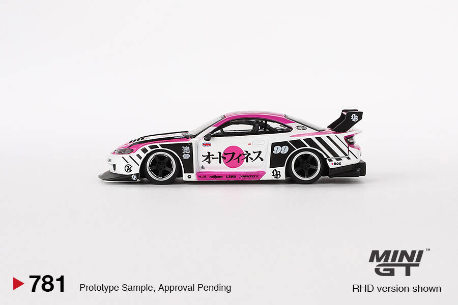 (ÖN SATIŞ) Mini GT 1/64 Nissan LB-Super Silhouette S15 SILVIA Auto Finesse SEMA 2023 - Blister Paket MGT00781-BL