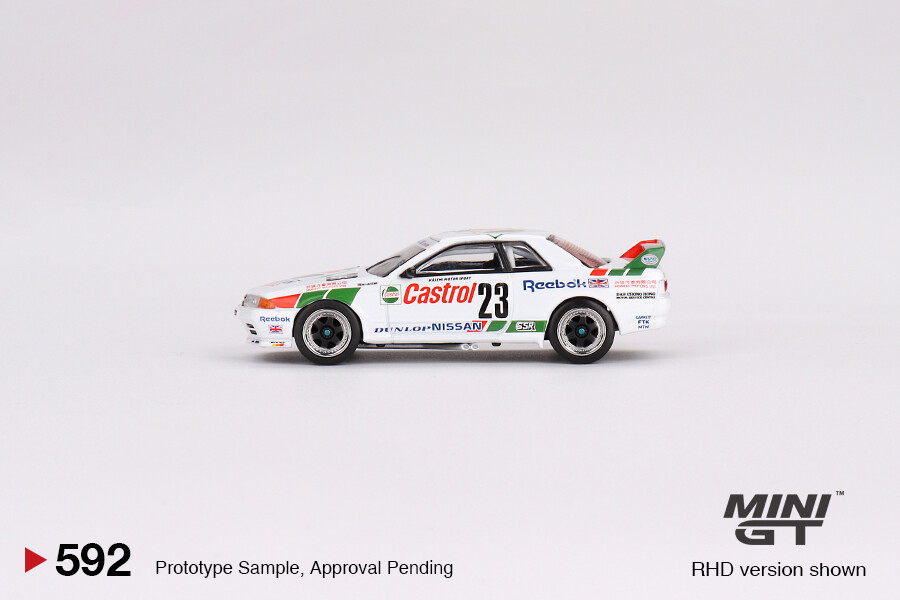 Mini GT 1/64 Nissan Skyline GT-R (R32) Gr. A #23 1990 Macau Guia Race Winner MGT00592 - Thumbnail