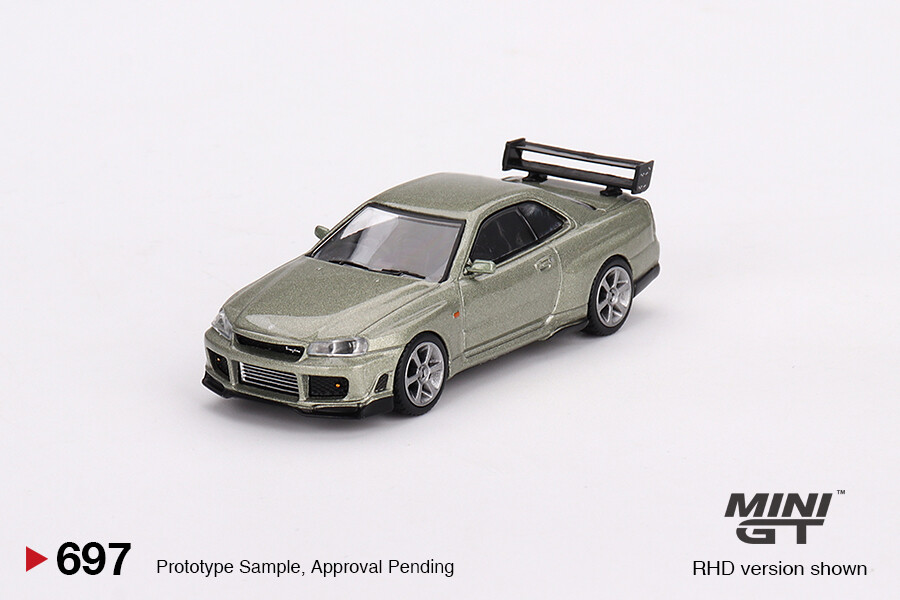 Mini GT 1/64 Nissan Skyline GT-R (R34) Tommykaira R-z Millenium Jade MGT00697 - Thumbnail