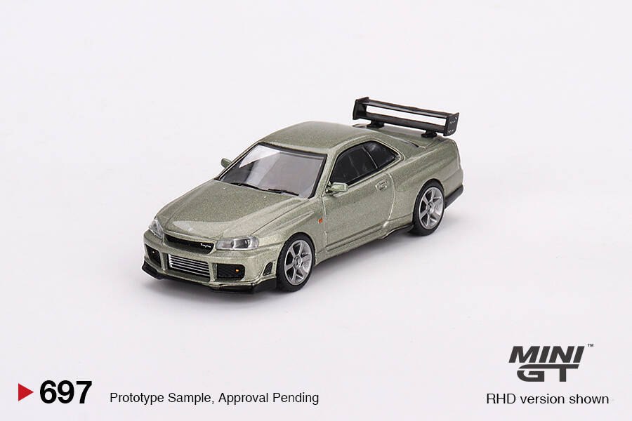 Mini GT 1/64 Nissan Skyline GT-R (R34) Tommykaira R-z Millenium Jade MGT00697