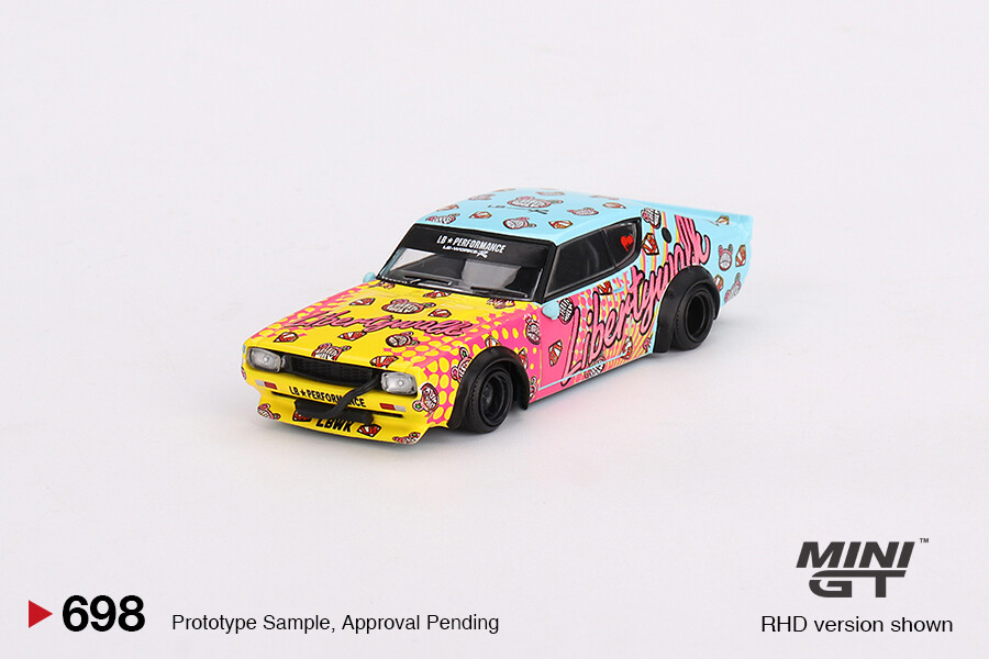 (ÖN SATIŞ) Mini GT 1/64 Nissan Skyline Kenmeri Liberty Walk LBWK KUMA MGT00698 - Thumbnail