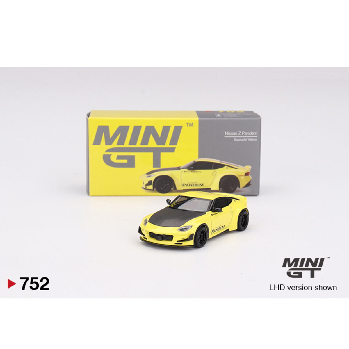 Mini GT 1/64 Nissan Z Pandem Ikazuchi Yellow MGT00752 - Thumbnail