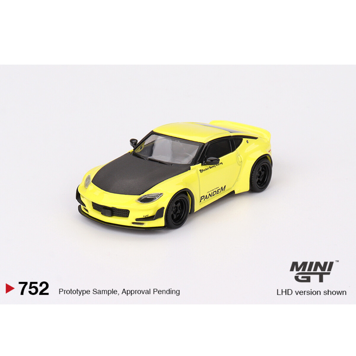 Mini GT 1/64 Nissan Z Pandem Ikazuchi Yellow MGT00752 - Thumbnail