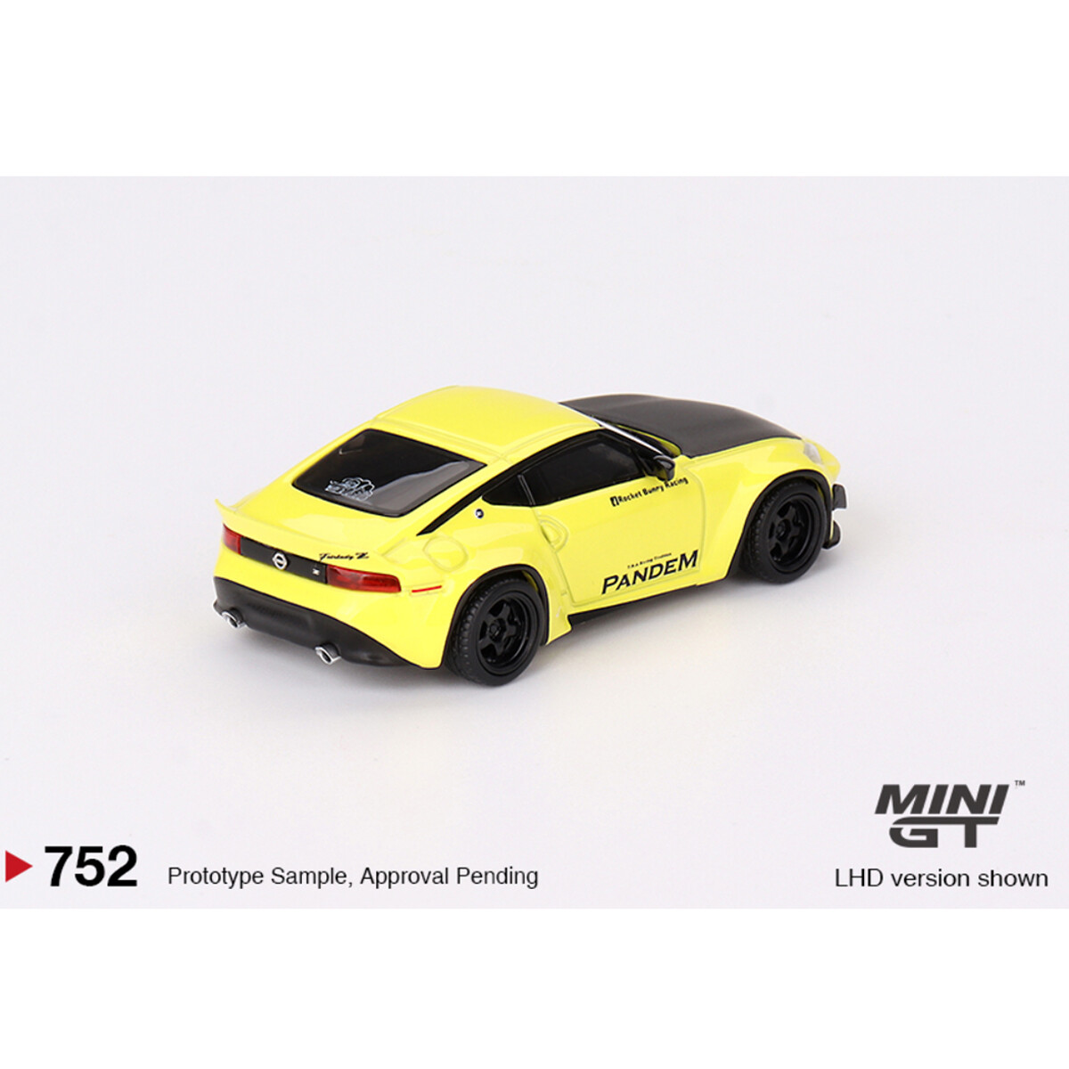 Mini GT 1/64 Nissan Z Pandem Ikazuchi Yellow MGT00752 - Thumbnail