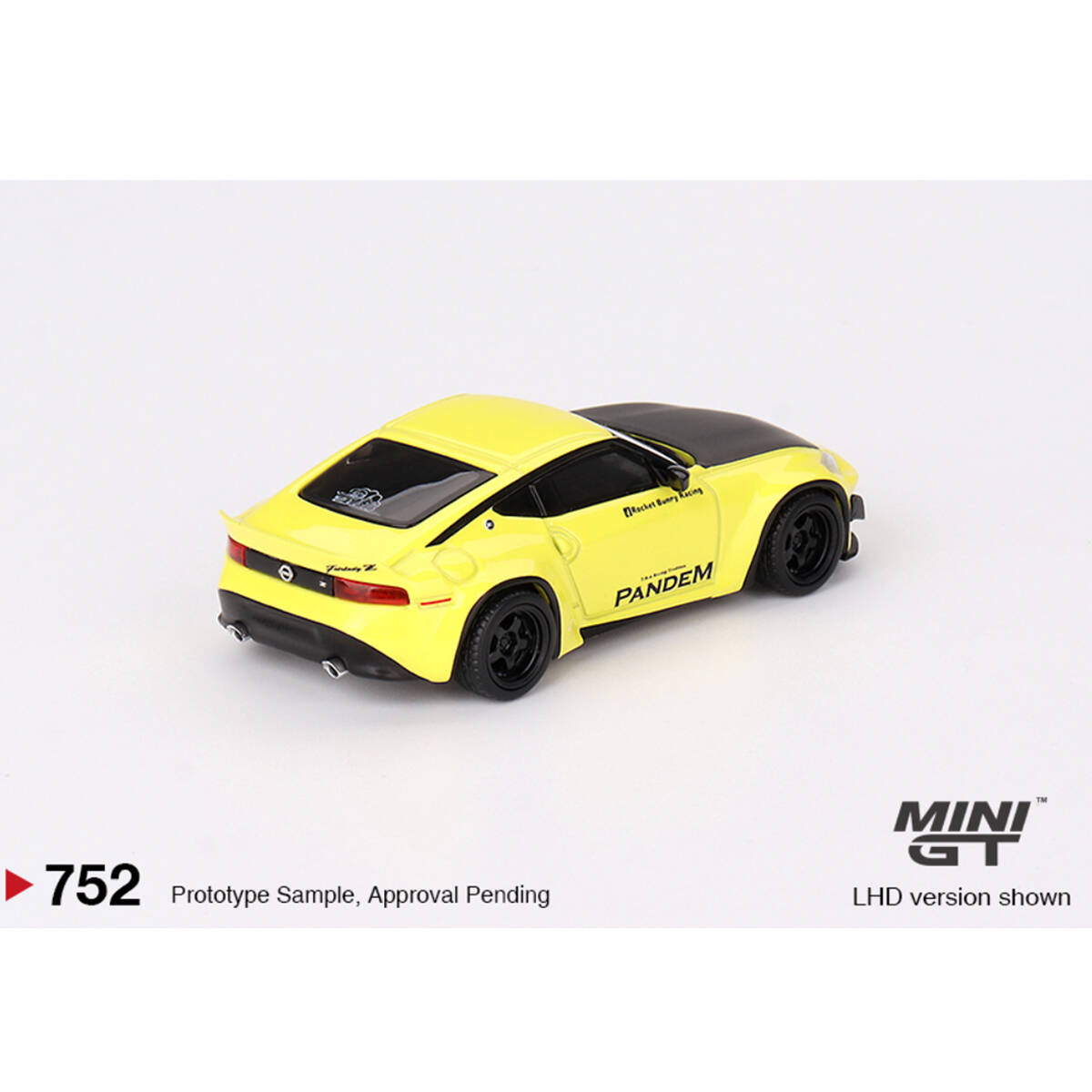 Mini GT 1/64 Nissan Z Pandem Ikazuchi Yellow MGT00752