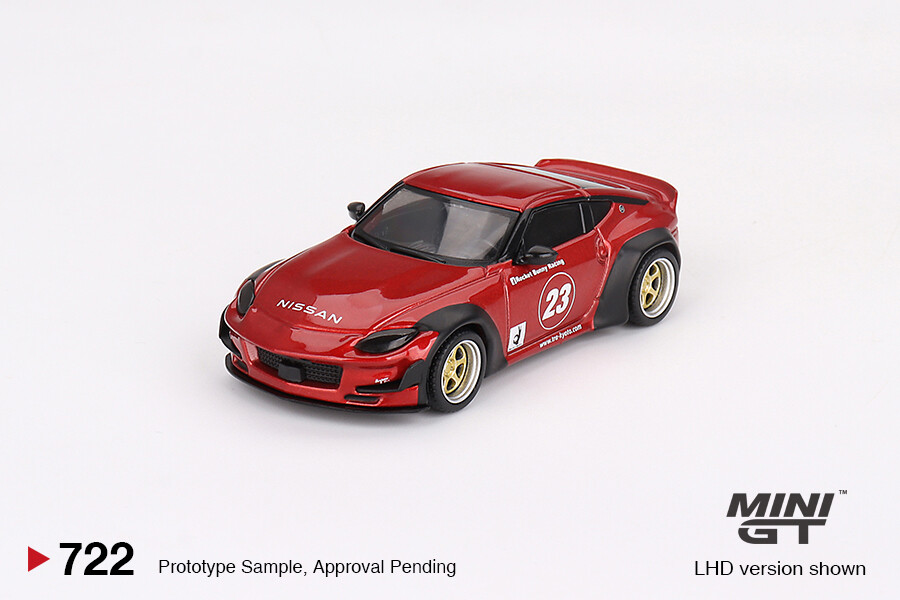 (ÖN SATIŞ) MINI GT 1/64 Nissan Z Pandem Passion Red MGT00722 - Thumbnail