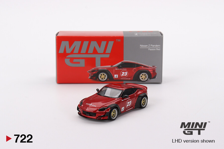 (ÖN SATIŞ) MINI GT 1/64 Nissan Z Pandem Passion Red MGT00722 - Thumbnail