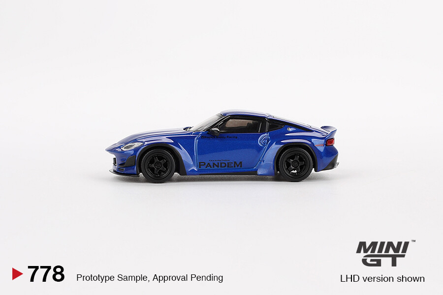 Mini GT 1/64 Nissan Z Pandem Seiran Blue MGT00778 - Thumbnail