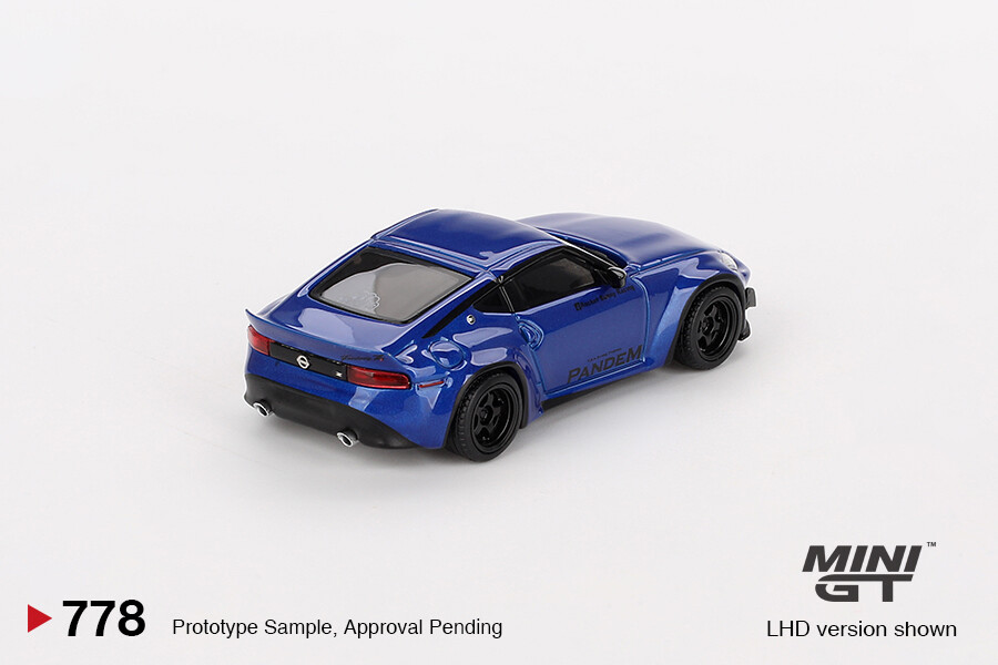 Mini GT 1/64 Nissan Z Pandem Seiran Blue MGT00778 - Thumbnail