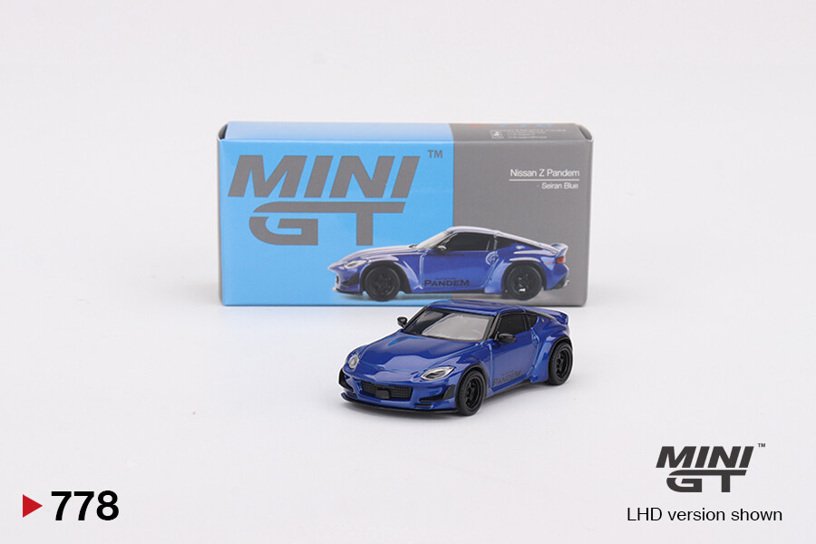 Mini GT 1/64 Nissan Z Pandem Seiran Blue MGT00778 - Thumbnail