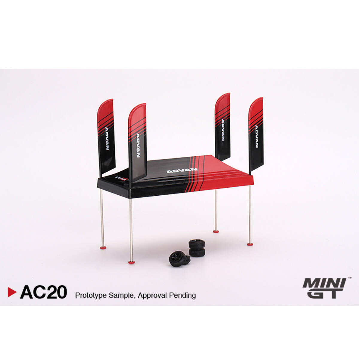 Mini GT 1/64 Paddock Service Tent Set - ADVAN MGTAC20