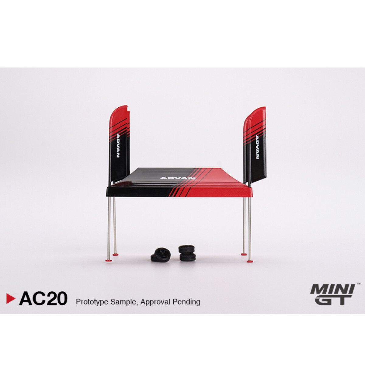 Mini GT 1/64 Paddock Service Tent Set - ADVAN MGTAC20 - Thumbnail