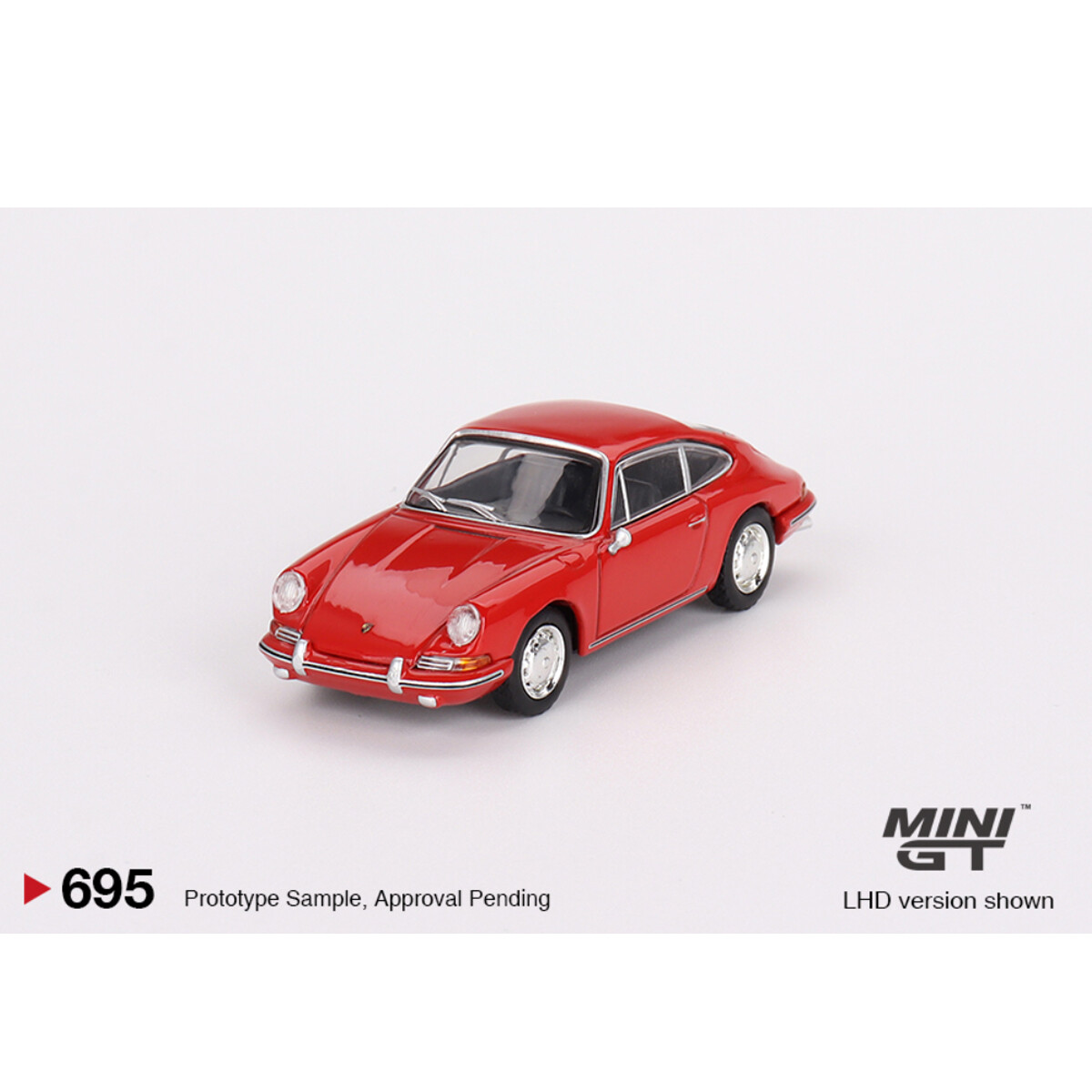 (ÖN SATIŞ) Mini GT 1/64 Porsche 901 1963 Signal Red MGT00695 - Thumbnail