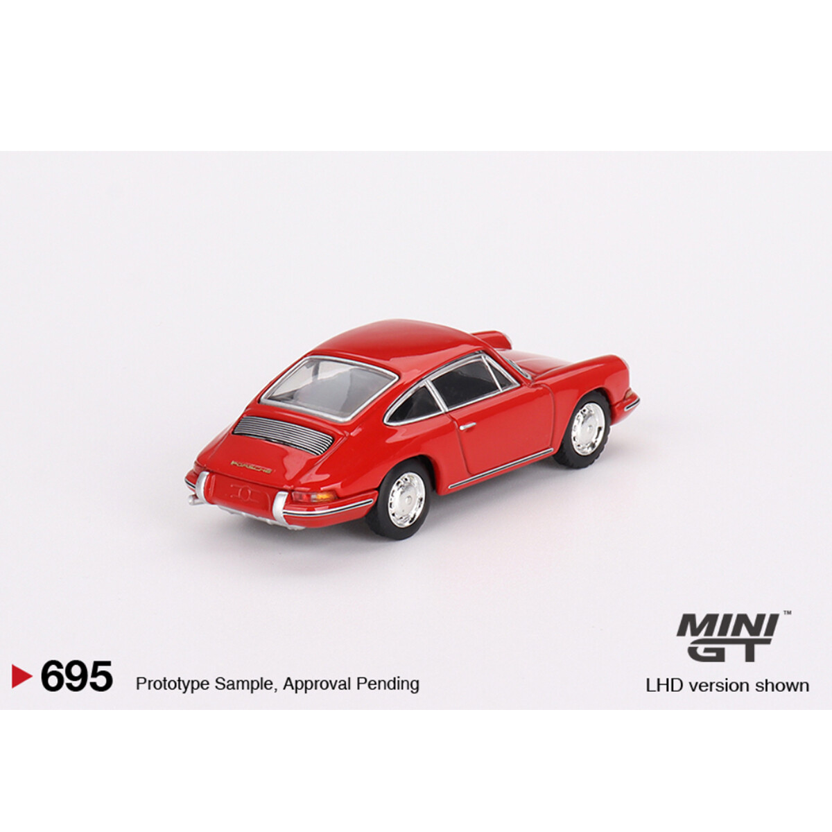 (ÖN SATIŞ) Mini GT 1/64 Porsche 901 1963 Signal Red MGT00695 - Thumbnail