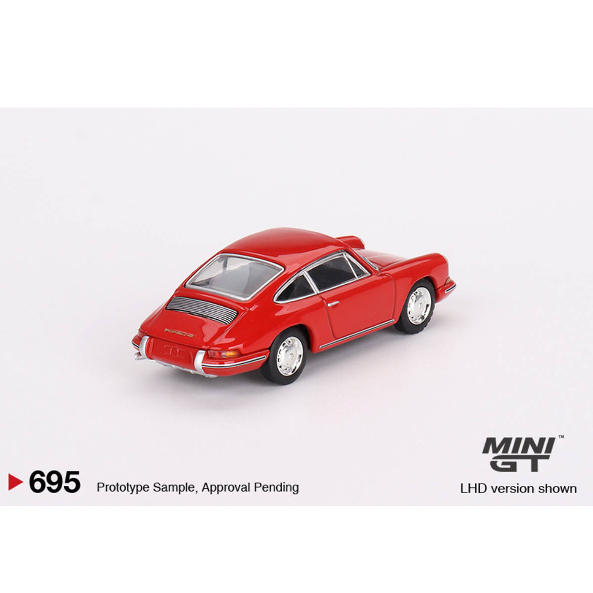 (ÖN SATIŞ) Mini GT 1/64 Porsche 901 1963 Signal Red MGT00695