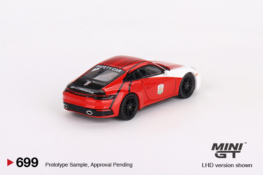 Mini GT 1/64 Porsche 911 (992) Carrera S Safety Car 2023 IMSA Daytona 24 Hrs MGT00699 - Thumbnail