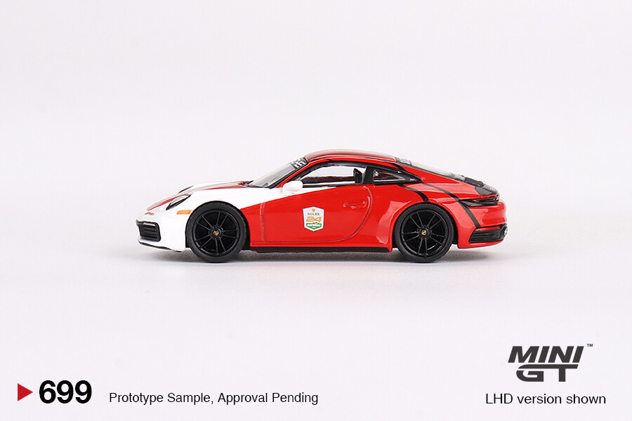 Mini GT 1/64 Porsche 911 (992) Carrera S Safety Car 2023 IMSA Daytona 24 Hrs MGT00699 - Thumbnail