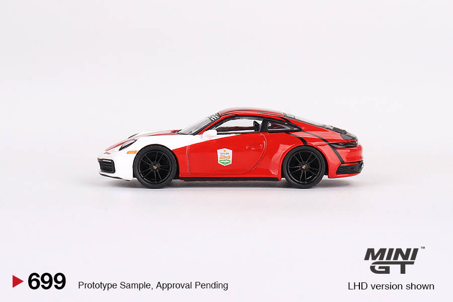 Mini GT 1/64 Porsche 911 (992) Carrera S Safety Car 2023 IMSA Daytona 24 Hrs MGT00699