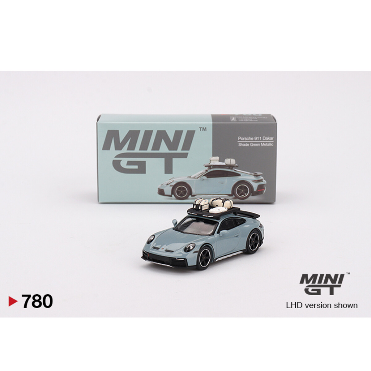 (ÖN SATIŞ) Mini GT 1/64 Porsche 911 Dakar Shade Green Metallic MGT00780 - Thumbnail