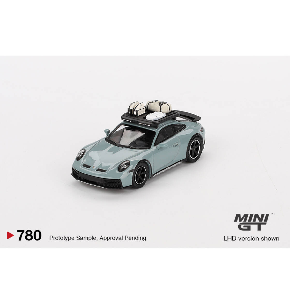 (ÖN SATIŞ) Mini GT 1/64 Porsche 911 Dakar Shade Green Metallic MGT00780