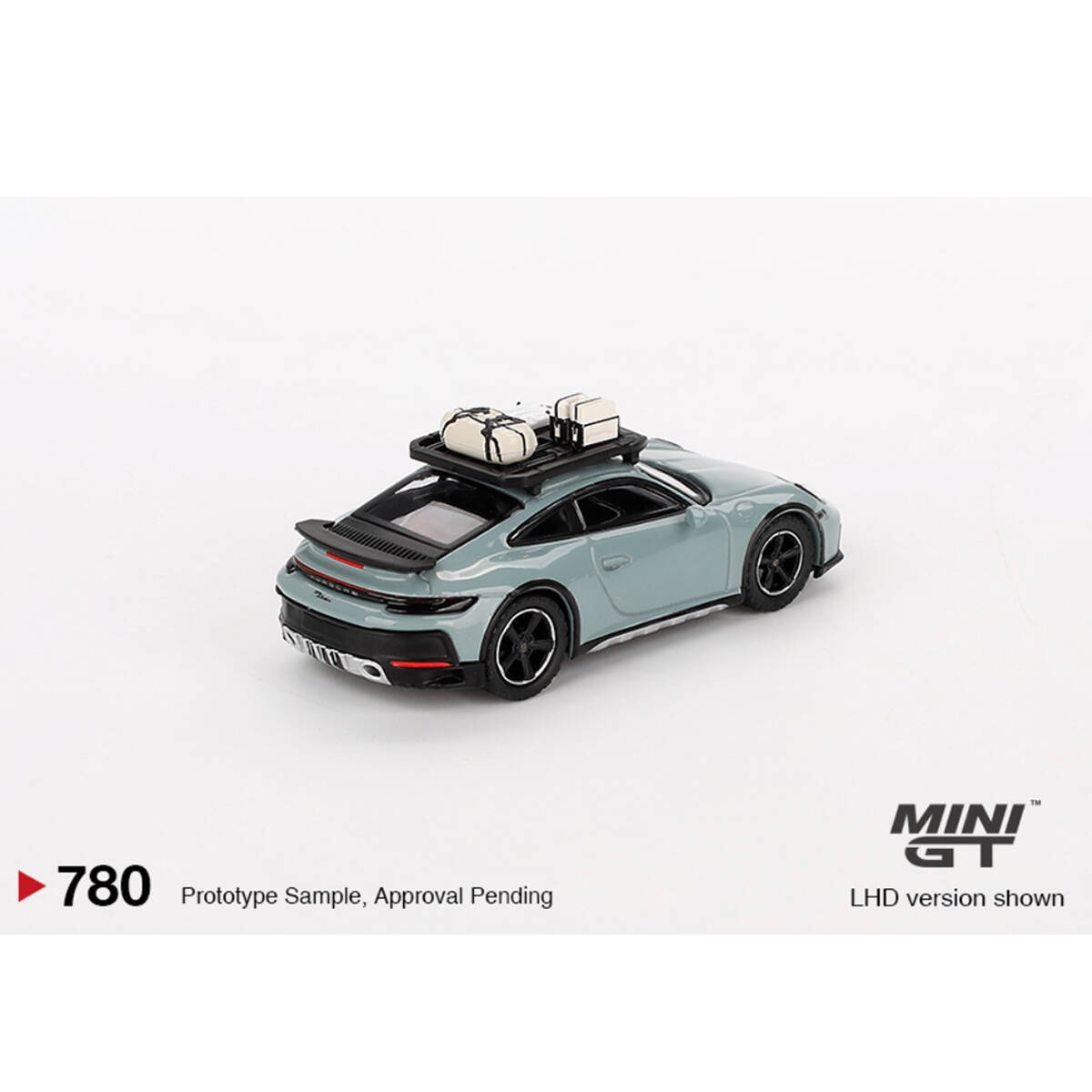 (ÖN SATIŞ) Mini GT 1/64 Porsche 911 Dakar Shade Green Metallic MGT00780