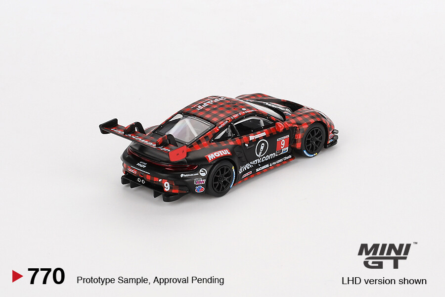 Mini GT 1/64 Porsche 911 GT3 R GTD PRO Pfaff Motorsports IMSA 2023 Sebring 12 Hrs. Winner MGT00770 - Thumbnail