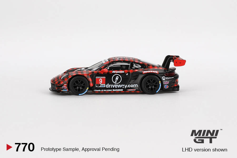 Mini GT 1/64 Porsche 911 GT3 R GTD PRO Pfaff Motorsports IMSA 2023 Sebring 12 Hrs. Winner MGT00770