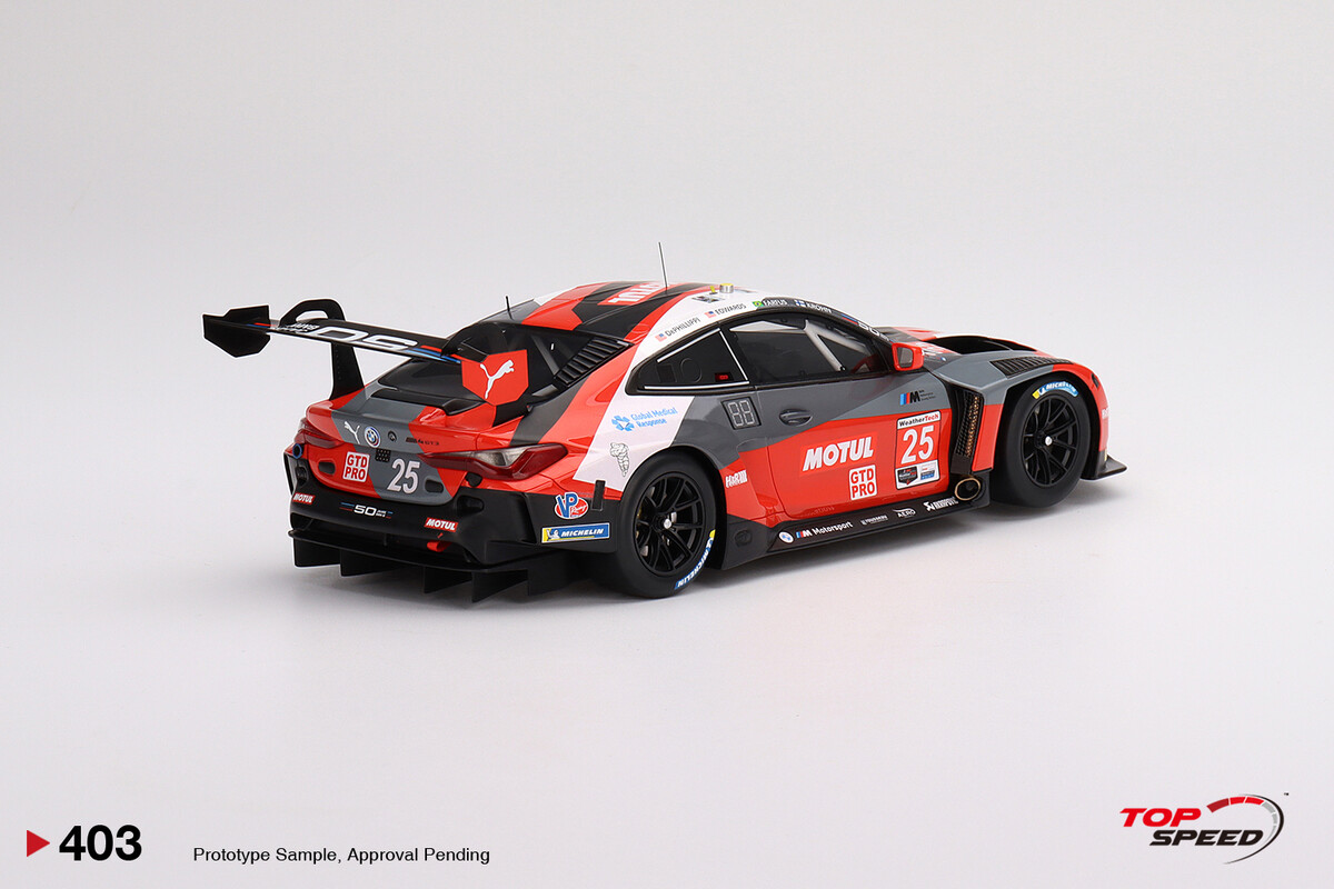 TopSpeed 1/18 BMW M4 GT3 BMW Team RLL 2022 IMSA Daytona TS0403 - Thumbnail