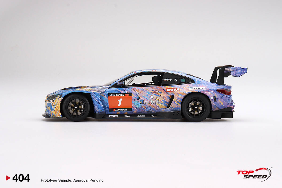 TopSpeed 1/18 BMW M4 GT3 ST Racing 2022 12H Mugello Winner TS0404