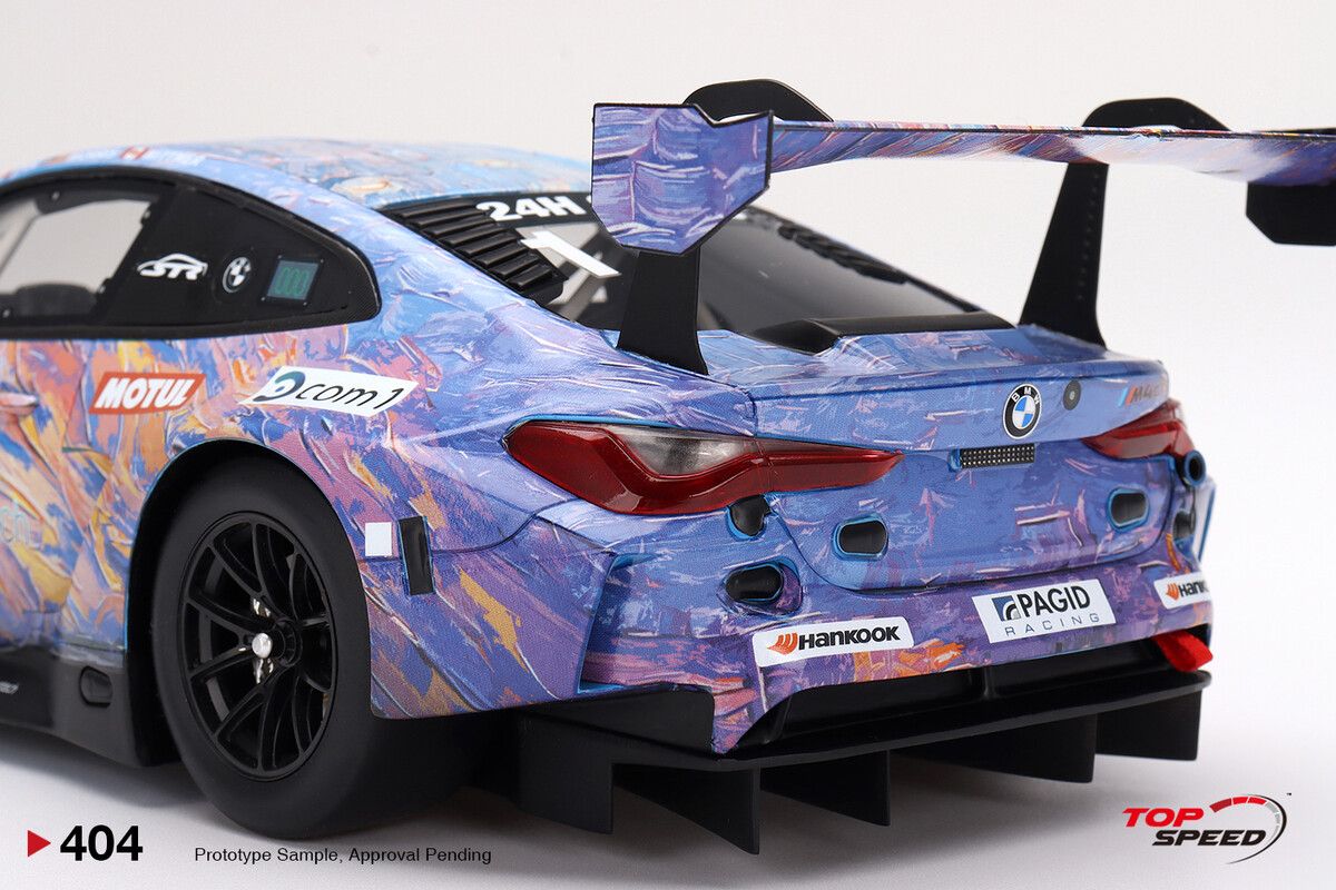 TopSpeed 1/18 BMW M4 GT3 ST Racing 2022 12H Mugello Winner TS0404 - Thumbnail