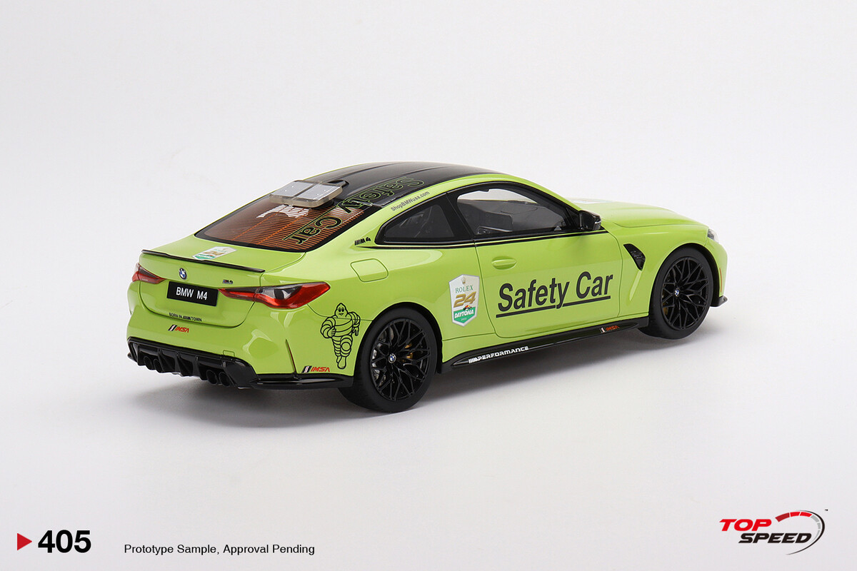 TopSpeed 1/18 BMW M4 Safety Car 2022 Daytona 24 Hrs TS0405 - Thumbnail