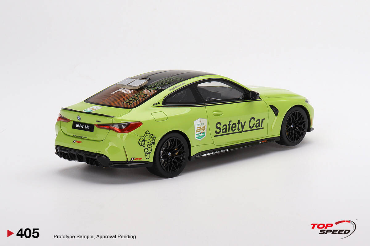 TopSpeed 1/18 BMW M4 Safety Car 2022 Daytona 24 Hrs TS0405