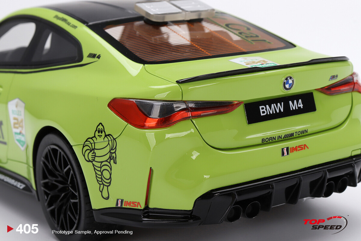 TopSpeed 1/18 BMW M4 Safety Car 2022 Daytona 24 Hrs TS0405 - Thumbnail