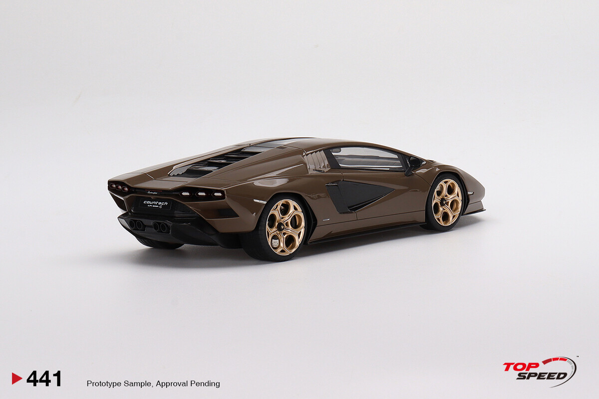 TopSpeed 1/18 Lamborghini Countach LPI 800-4 Dark Bronze TS0441 - Thumbnail