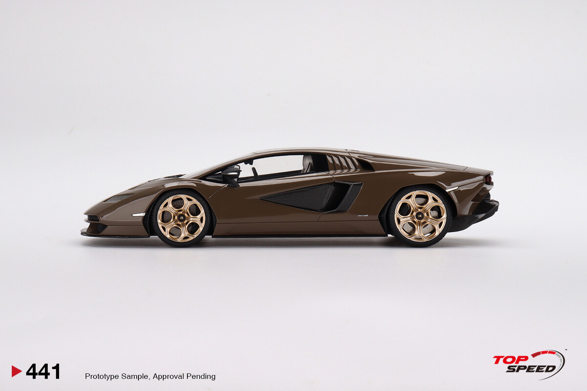 TopSpeed 1/18 Lamborghini Countach LPI 800-4 Dark Bronze TS0441 - Thumbnail