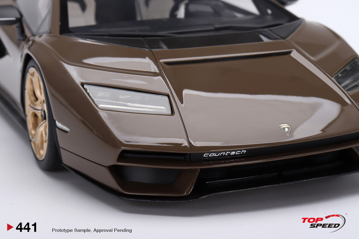 TopSpeed 1/18 Lamborghini Countach LPI 800-4 Dark Bronze TS0441 - Thumbnail