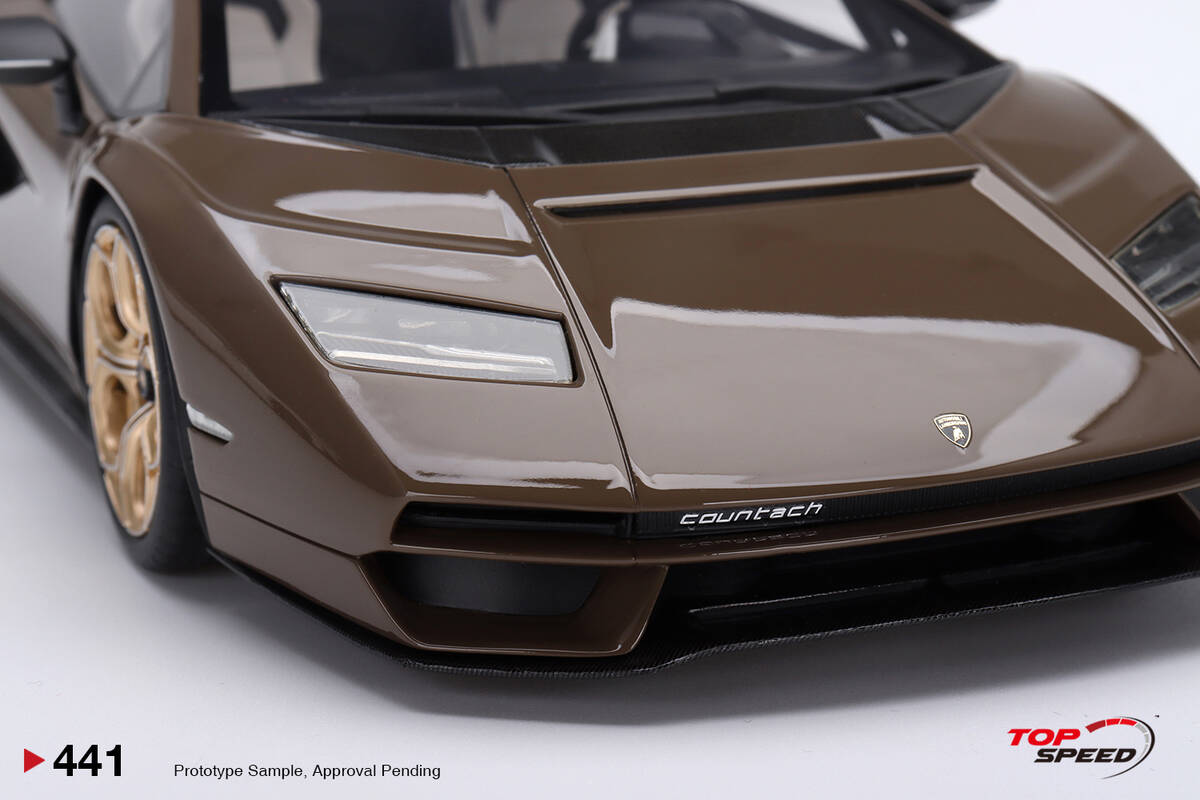 TopSpeed 1/18 Lamborghini Countach LPI 800-4 Dark Bronze TS0441