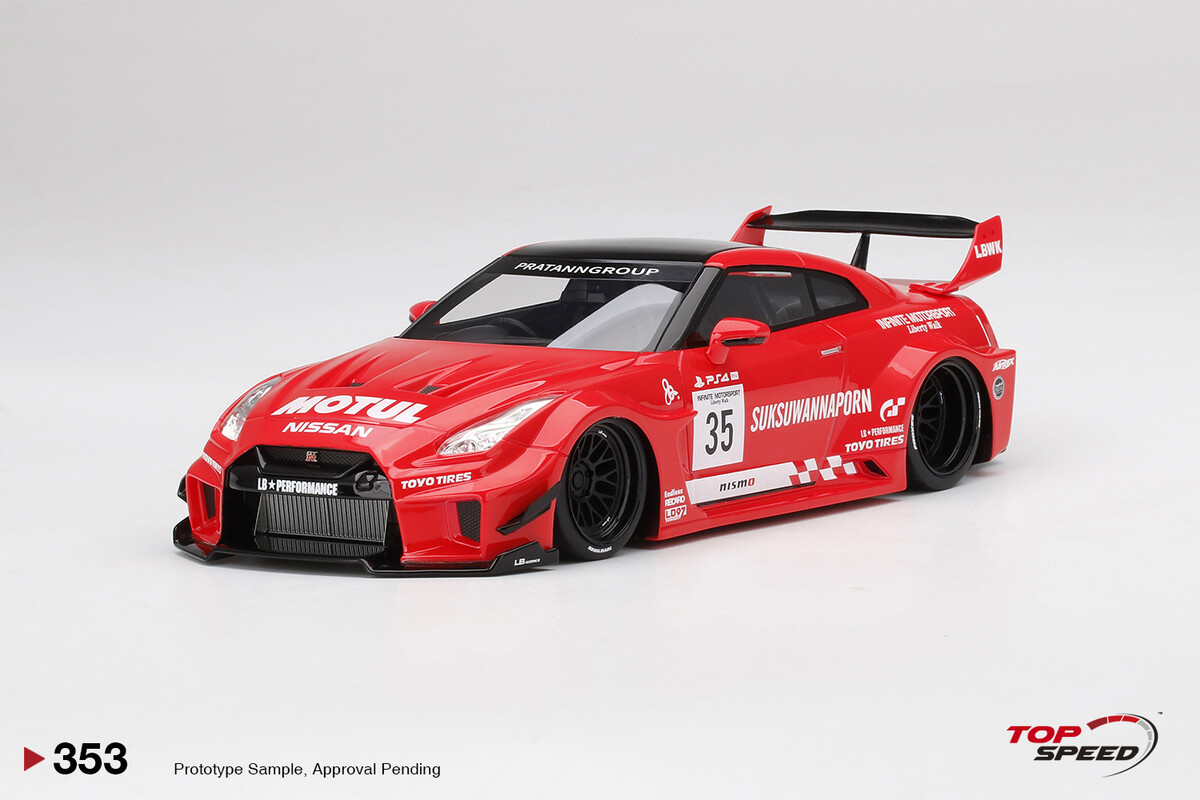 TopSpeed 1/18 LB-Silhouette WORKS GT NISSAN 35GT-RR Ver.1 InfiniteMotorsport Motul TS0353 - Thumbnail