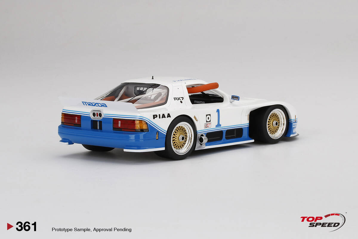 TopSpeed 1/18 Mazda RX-7 GTO #1 1990 IMSA Mid-Ohio 250Km Winner TS0361